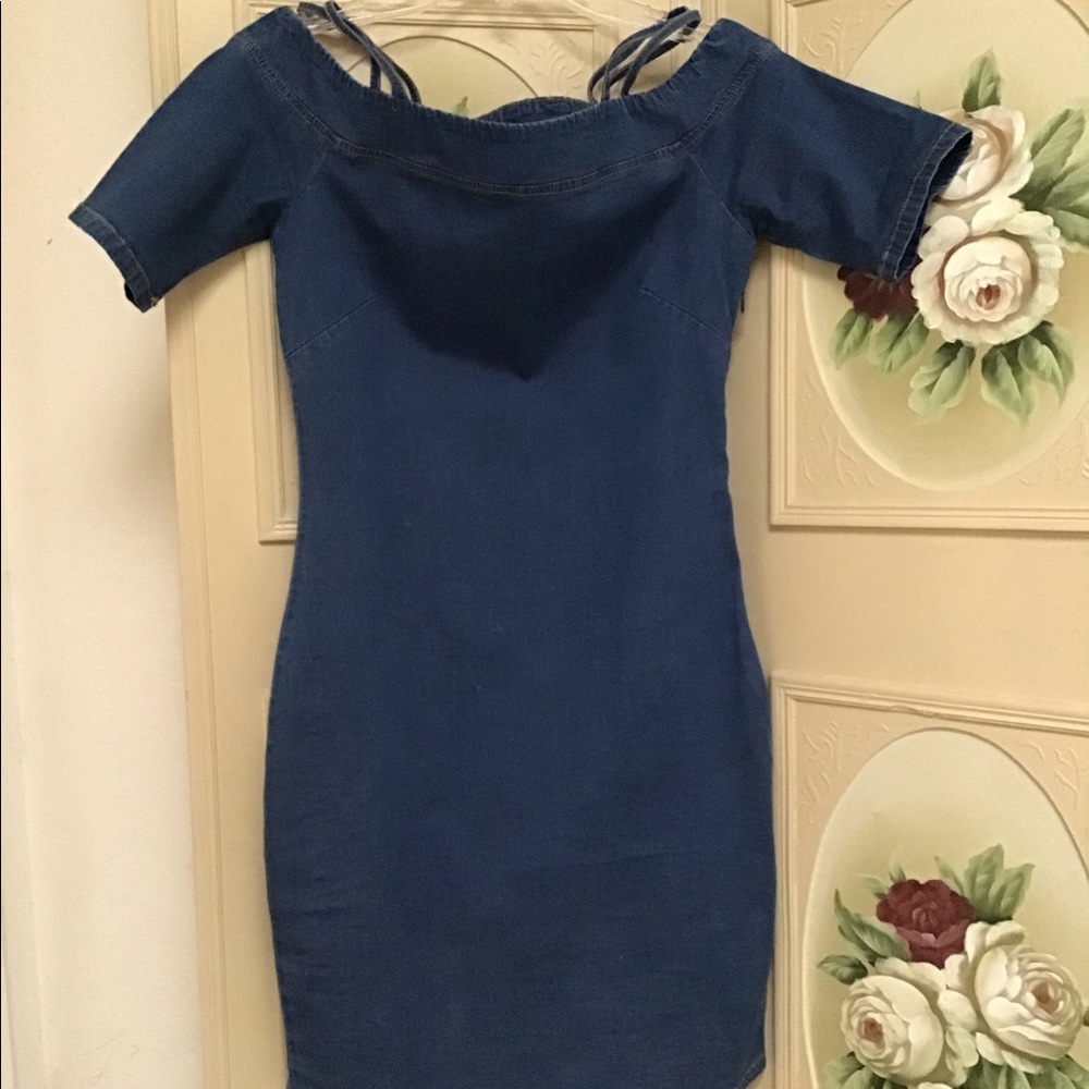 Brand new! Denim figure flattering.  Size small.